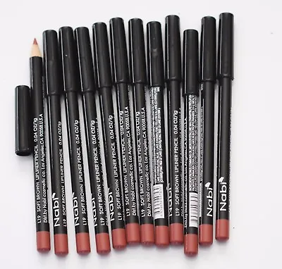 12 Pcs NABI L19 SOFT BROWN Lip Liner Lipliner Pencil   • $15