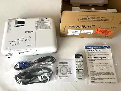 EPSON VS250 BUSINESS MULTI MEDIA LCD PROJECTOR H838A - NEW Open Box • $251