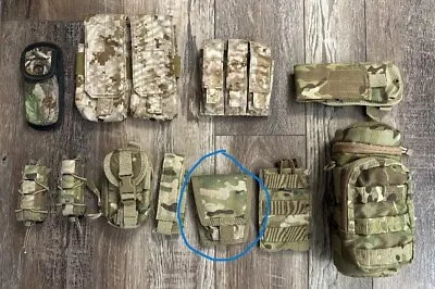 Eagle Industries Multicam MOLLE Handcuff Pouch Duty Or Battled Belt RARE FIND • $20