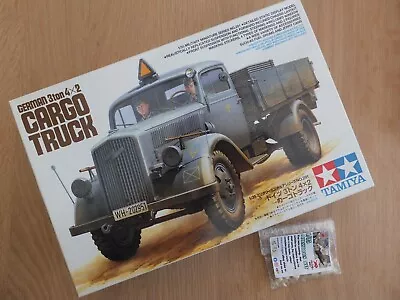 TAMIYA 35291 - GERMAN OPEL BLITZ 3 TON 4x2 CARGO TRUCK - 1/35 MODEL KIT + EXTRAS • £27.50