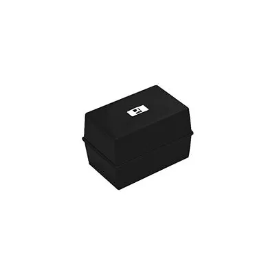 £3.31 • Buy Qconnect Q Connect 5 X3  Black Card Index Box