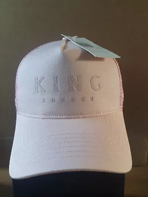 King London Snapback Blush Onesize Pink Cap Unisex • £15