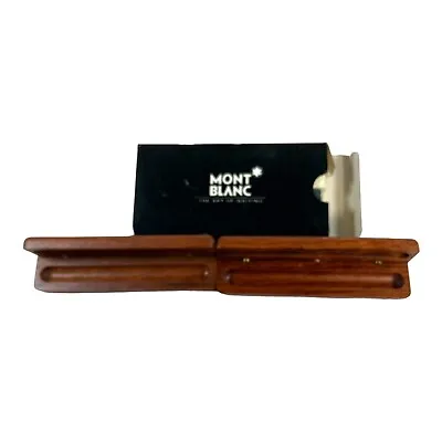 MONT BLANC EMPTY Wood  Pen Pencil Retro 1951 Case Wood Gift Box Original Set • $129.99