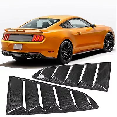 For 2015-2017 Ford Mustang 1/4 Quarter Side Window Louvers Scoop Cover Vent 2PCS • $37.99