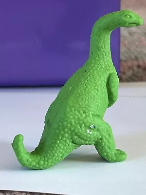 Vintage 3D Green Dinosaur Eraser Rubber • £3
