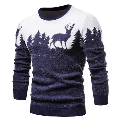 $31.20 • Buy Christmas Deer Sweater For Mens