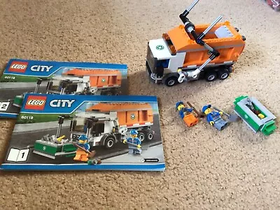 LEGO CITY: Garbage Truck (60118) Complete With Instructions No Box VGC • £9.50