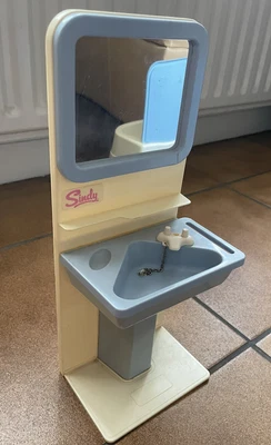 £5.99 • Buy Sindy Blue Vintage Bathroom Sink & Towel Accessories 1980’s