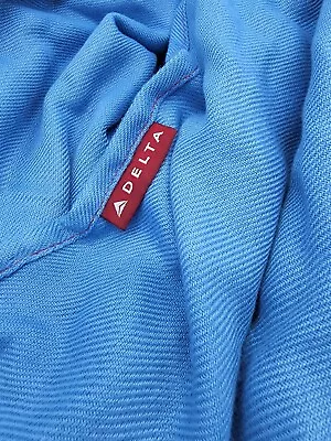 $5.95 • Buy Delta Airlines First Class Throw Blanket, Blue, 60  X 45  (Brand New/Sealed)