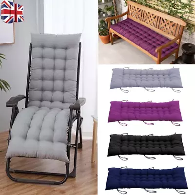 Cushion Pad Replacement For Sun Lounger Recliner Bench Chair Seat Garden Outdoor • £10.99