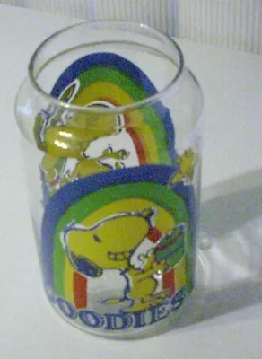 Peanuts Characters Cookie Goodies Glass Jar 1965 Copyright • $18.50