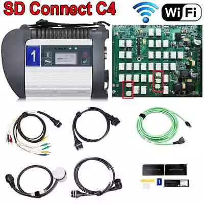 Full Chip MB STAR C4 SD Connect Compact C4 Car Truck Software Diagnostic Tool • $743.07