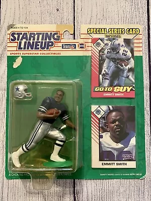 1993 Starting Lineup EMMITT SMITH Action Figure Kenner Vintage Cowboys Sealed • $16