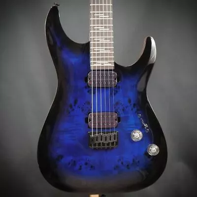 Schecter Omen Elite 6 See Thru Blue Burst (B-Stock) • $449