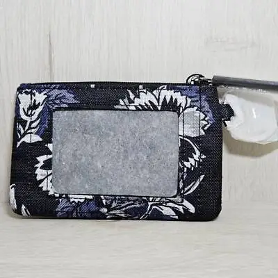 NEW Vera Bradley Zip ID Card Holder Case Wallet Frosted Floral Pattern • $10.99