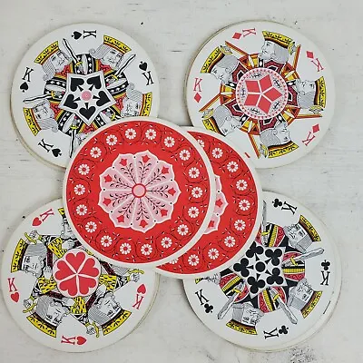 Vintage Hong Kong Round Playing Cards Floral W/ No Box • $17.50