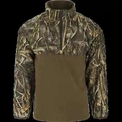 Drake 1/4 Zip Refuge Eqwader Pullover Jackets Max 7 Camo - Dw7355-038 • $69.99