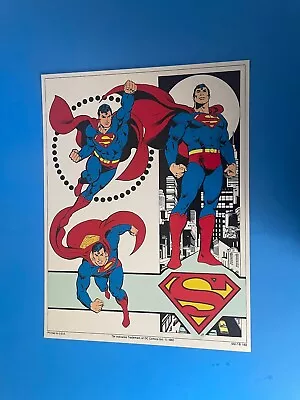 Dc Universe Superman The Man Of Steel Poster Pin Up New. • $19.99