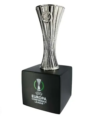 Uefa Europa League Conference League Official 3d Trophy West Ham Aston Villa Rom • $43.50