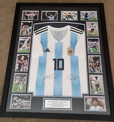 $2450 • Buy Diego Maradona And Lionel Messi  Signed World Cup Argentina Jersey