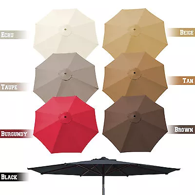 9ft 8 Rib Patio Umbrella Cover Canopy Replacement Parasol Top Cover Outdoor  • $35.99