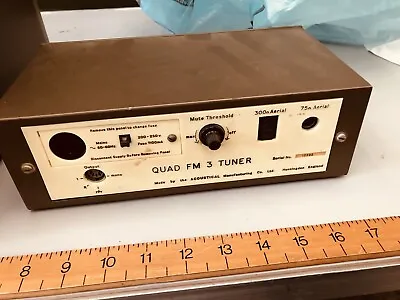 Quad Fm3 Tuner Rare Collectable Offers Reduced Location W/mly • £100