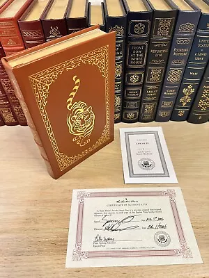 Life Of Pi Yann Martel Signed ✍️ 1st Ed Easton Press Leather Very Nice • £236.69