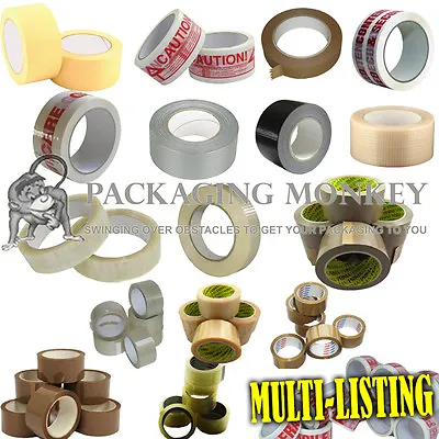 Strong Brown / Clear / Fragile / Duct Tape Etc Multi Listing - All Packing Tapes • £324