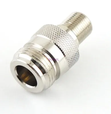 N Female To Type F Female Coax Adapter Connector -  USA Ham Radio Seller • $5.82