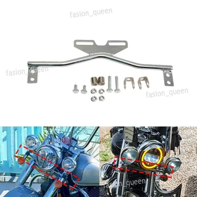 $31.39 • Buy Chrome Motorcycle Light Bar For Yamaha V-Star XVS 250 650 950 1100 1300 XVZ1300