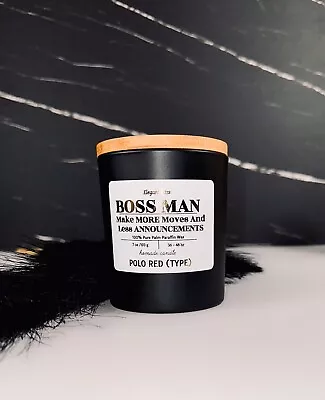 Boss Man Candle 10 Oz “Polo Red Type” • $25