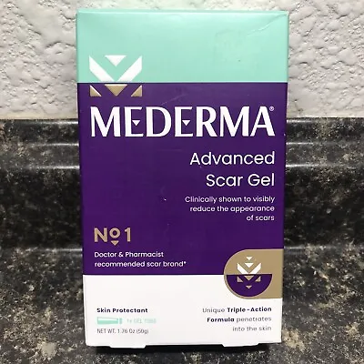 Mederma Advanced Scar Gel Skin Protectant  1.76 Oz. Tube - EXP: 02/24 • $13.49