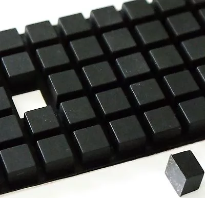 £5.24 • Buy Clear, Black, White 3M RUBBER FEET ~ 10mm X 10mm X 7mm ~ ADHESIVE Furniture Pads