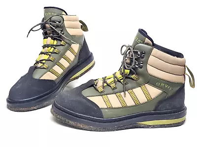 ORVIS ENCOUNTER Wading Fly Fishing Boots W/ Felt Sole Men's 14 • $89