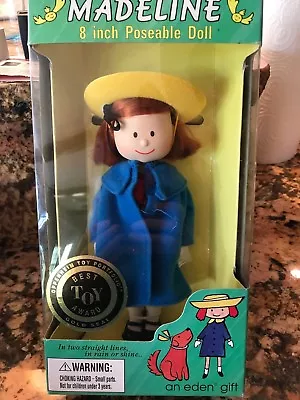 NEW RARE MADELINE Doll By EDEN In Box Sealed COLLECTABLE • $92.50