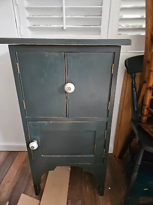 Upcycled Green Cabinet .. Floor Standing • £45