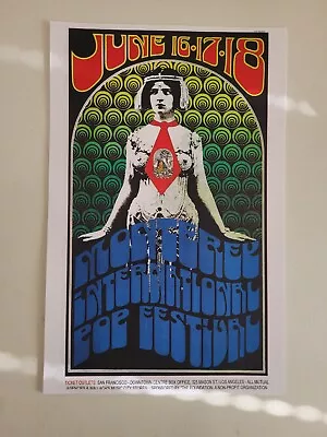 Iconic Performances From The Monterey International Pop Festival Poster 11×17 • $9