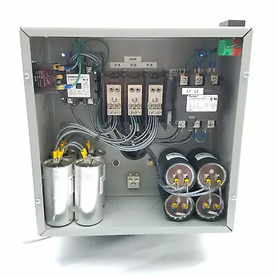 30hp Cnc Balanced 3 Phase Rotary Converter Panel 10 Year Warranty • $1100