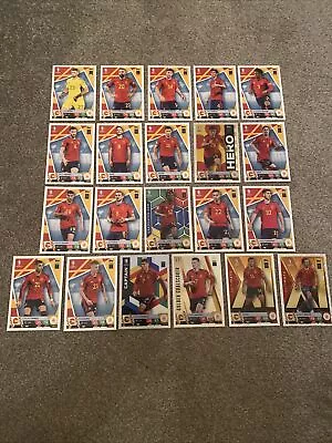 TOPPS UEFA EURO 2024 Match Attax Complete Spain Team Of 21 Cards With 3 Specials • £8.95