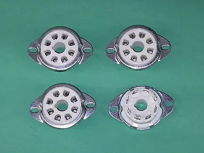 Tube Socket - Octal / 8 Pin - Ceramic - Lot Of (4) • $7.25