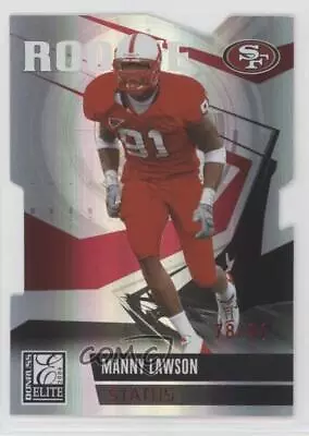 2006 Donruss Elite Status Red Die-Cut /91 Manny Lawson #185 Rookie RC • $3.99