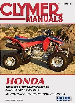 1999-2014 Honda TRX400EX Fourtrax Sportrax TRX400X Repair Service Manual M4545 • $37.85