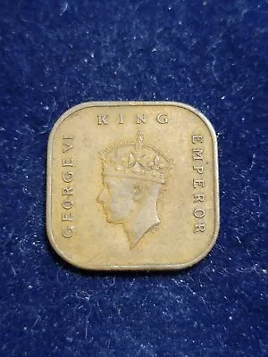 1943 Malaya Malaysia 1 Cent King George VI British Colony Coin - VF Very Fine • $2.90