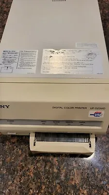 $70 • Buy Sony UP-D23MD Digital Ultrasound A6 Color Printer For Parts