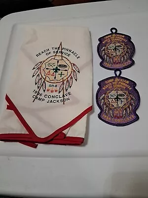 1996 Camp Jackson OA Conclave Neckerchief And Patches • $3