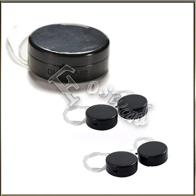 CR2032 6V BUTTON COIN CELL BATTERY HOLDER CASE BOX ON / OFF SWITCH W/WIRE Circle • £1.64