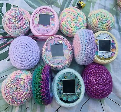 Sparkly And Rainbow Tamagotchi On/Meets Case W Charm Space - Many Colours • £5.50