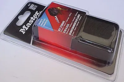 Master Lock LARGE MAGNETIC SPARE KEY HOLDER 4.7  X 2  1 Masterlock Holder/Pk • $4.99