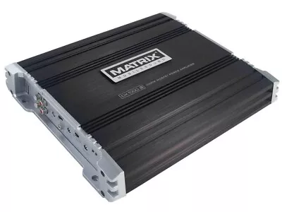 Matrix DX1000.2 1000 Watts 2-Channel Amp MOSFET Car Stereo Amplifier+Bass Remote • $49.95