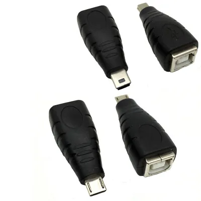 1× Mini Micro USB 5pin Male To USB 2.0 B Type Female Printer Scanner Adapter • $0.99